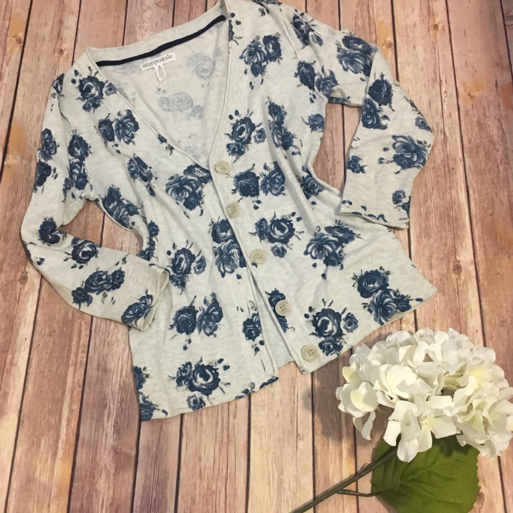 Floral Aeropostale Cardigan
